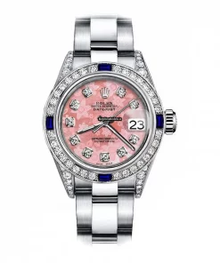 Neat Replica Rolex Oyster Perpetual Lady Date 69160 Automatic Movement 26mm Steel Case Womens Watch