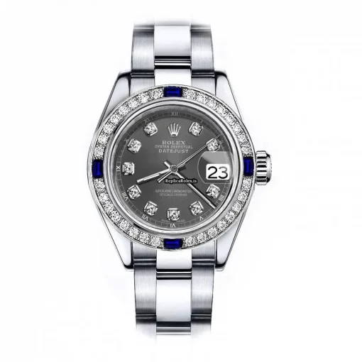 Cheap Replica Rolex Oyster Perpetual Lady Date 69160 Automatic Movement 26mm Steel Case Womens Watch