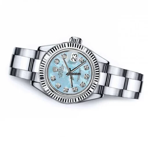Beautiful Fake Rolex Lady-datejust 68274 Automatic Movement 26mm Steel Case Womens Watch - Image 2