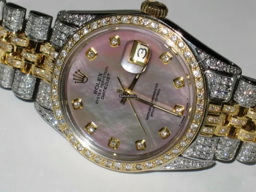 Ideal Replica Rolex Datejust Self Winding Automatic 36mm Gold/steel Case Mens/unisex Watch