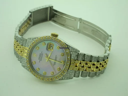 Ideal Replica Rolex Datejust Self Winding Automatic 36mm Gold/steel Case Mens/unisex Watch - Image 5
