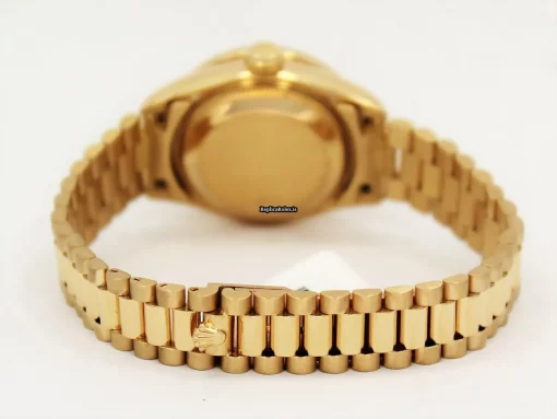 Incredible Fake Rolex Lady-datejust 69178 Automatic Movement 26mm Yellow Gold Case Womens Watch - Image 13