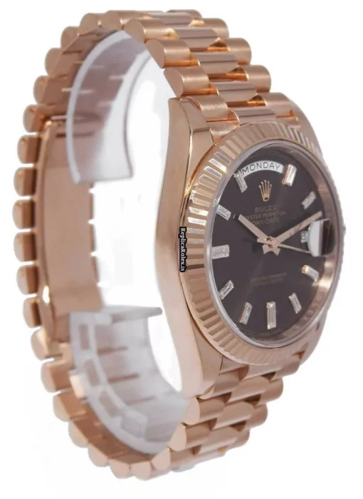 Defect Copy Rolex Day-date 40 228235 Automatic Movement 40mm Rose Gold Case Mens/unisex Watch - Image 6