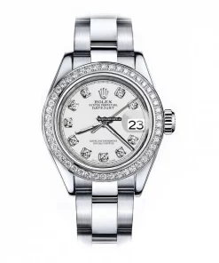 Mind-boggling Knockoff Rolex Oyster Perpetual Lady Date 69160 Automatic Movement 26mm Steel Case Womens Watch