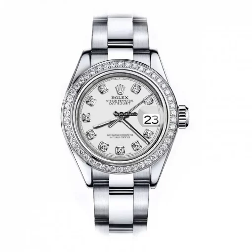 Mind-boggling Knockoff Rolex Oyster Perpetual Lady Date 69160 Automatic Movement 26mm Steel Case Womens Watch
