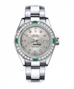 1:1 Replica Rolex Oyster Perpetual Lady Date 69160 Automatic Movement 26mm Steel Case Womens Watch