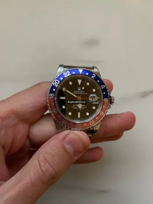 Good Replica Rolex Gmt-master 1675 Caliber 1570 Automatic Movement 40mm Steel Case Mens/unisex Watch - Image 8