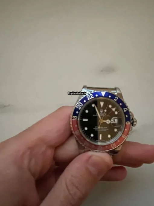 Good Replica Rolex Gmt-master 1675 Caliber 1570 Automatic Movement 40mm Steel Case Mens/unisex Watch - Image 9
