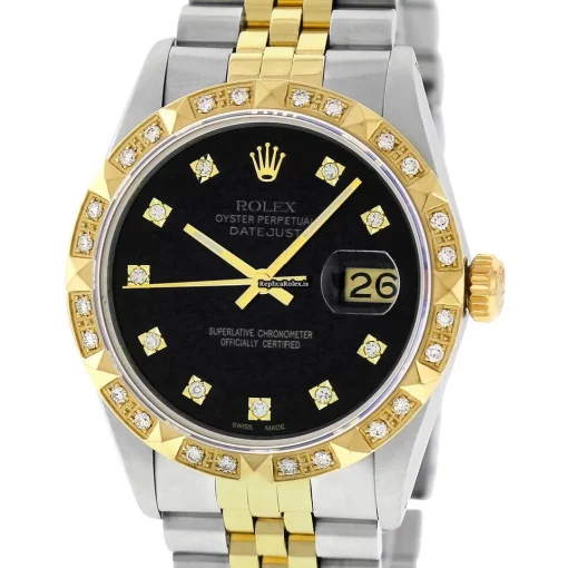 Popular Fakes Rolex Datejust 16013 Caliber 3035 Automatic Movement 36mm Gold/steel Case Mens/unisex Watch