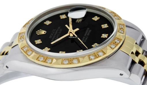 Popular Fakes Rolex Datejust 16013 Caliber 3035 Automatic Movement 36mm Gold/steel Case Mens/unisex Watch - Image 10