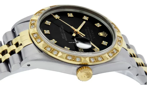 Popular Fakes Rolex Datejust 16013 Caliber 3035 Automatic Movement 36mm Gold/steel Case Mens/unisex Watch - Image 11