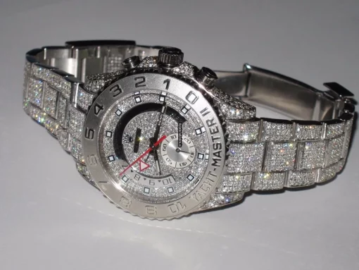 Exquisite Fake Rolex Yacht-master II Self Winding Automatic 44mm White Gold Case Mens/unisex Watch - Image 4