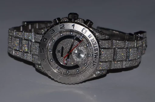 Exquisite Fake Rolex Yacht-master II Self Winding Automatic 44mm White Gold Case Mens/unisex Watch - Image 5