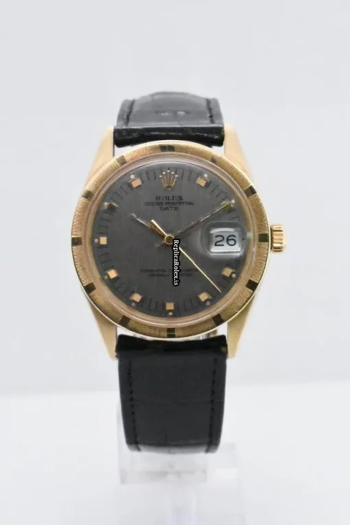 Mind-boggling Replica Rolex Oyster Perpetual Date 1501 Caliber 1570 Automatic Movement 34mm Yellow Gold Case Mens/unisex Watch