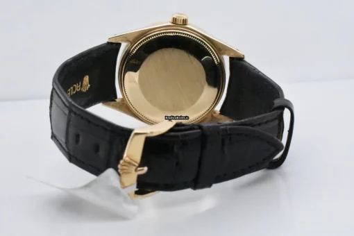 Mind-boggling Replica Rolex Oyster Perpetual Date 1501 Caliber 1570 Automatic Movement 34mm Yellow Gold Case Mens/unisex Watch - Image 5
