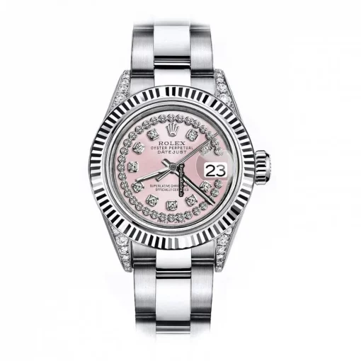 Fabulous Replica Rolex Oyster Perpetual Lady Date 69160 Automatic Movement 26mm Steel Case Womens Watch