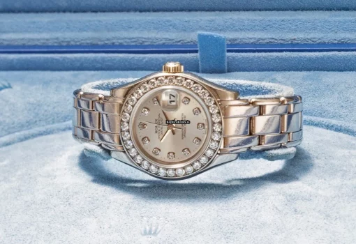 Pleasing Replica Rolex Lady-datejust Pearlmaster 69299 Automatic Movement 29mm White Gold Case Womens Watch