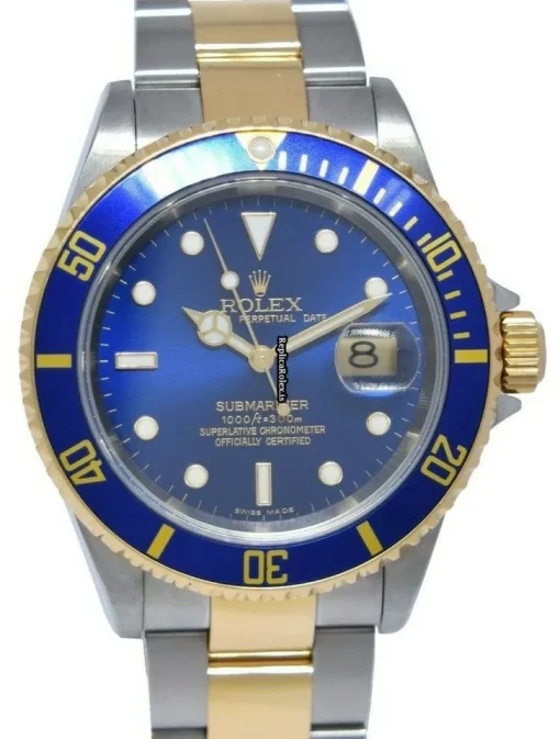 Perfect Replica Rolex Submariner Date 16613 Automatic Movement 40mm Gold/steel Case Mens/unisex Watch
