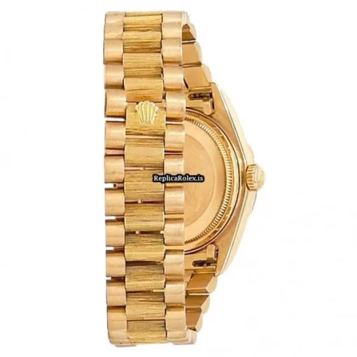 Appealing Replica Rolex Day-date 36 18078 Automatic Movement 36mm Yellow Gold Case Mens/unisex Watch - Image 4