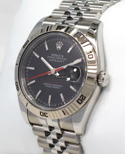 Exquisite Replica Rolex Datejust Turn-o-graph 116264 Automatic Movement 36mm Steel Case Watch - Image 4