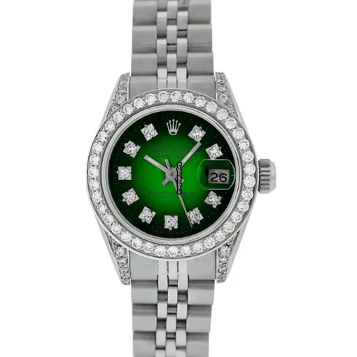 Incredible Fakes Rolex Datejust Caliber 2135 Automatic Movement 26mm Steel Case Womens Watch - Image 2