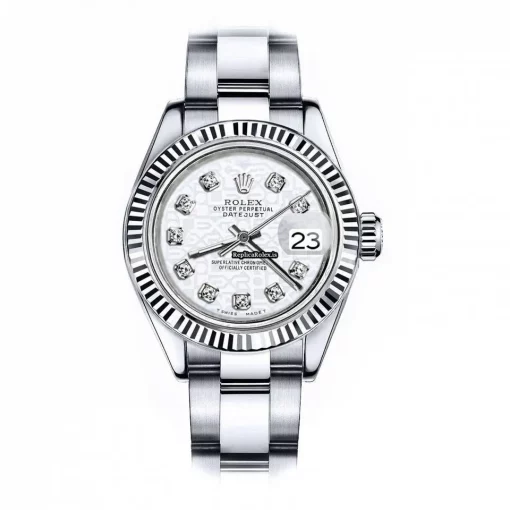Defect Fakes Rolex Lady-datejust 68274 Automatic Movement 26mm Steel Case Womens Watch