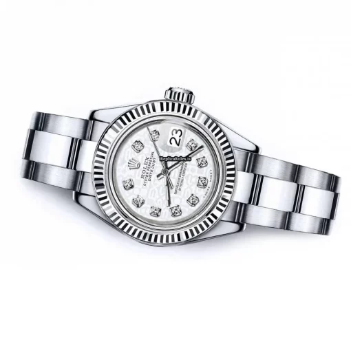 Defect Fakes Rolex Lady-datejust 68274 Automatic Movement 26mm Steel Case Womens Watch - Image 2