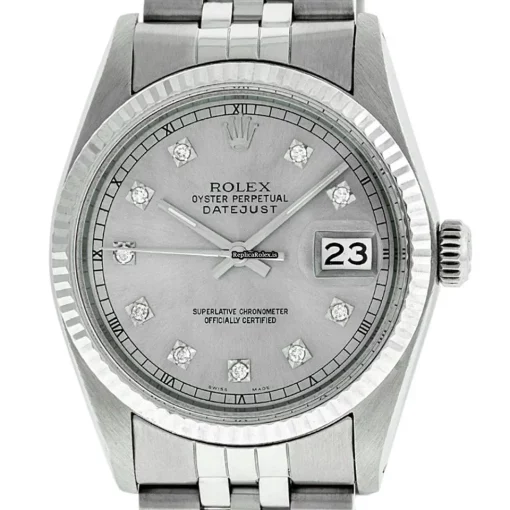 Popular Knockoff Rolex Datejust 16014 Caliber 3035 Automatic Movement 36mm Steel Case Mens/unisex Watch