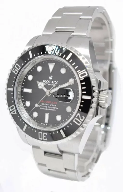 Stylish Fake Rolex Sea-dweller 126600 Automatic Movement 43mm Steel Case Mens/unisex Watch - Image 3