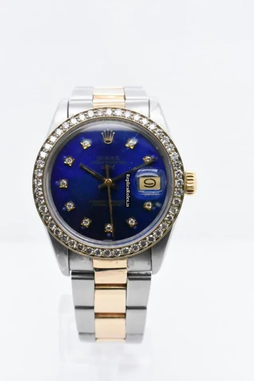 Unique Replica Rolex Oyster Perpetual Date 1505 Caliber 1570 Automatic Movement 34mm Gold/steel Case Mens/unisex Watch