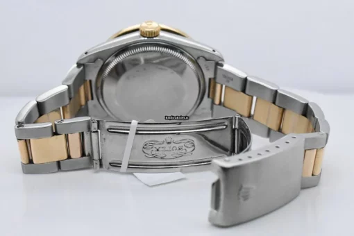 Unique Replica Rolex Oyster Perpetual Date 1505 Caliber 1570 Automatic Movement 34mm Gold/steel Case Mens/unisex Watch - Image 6