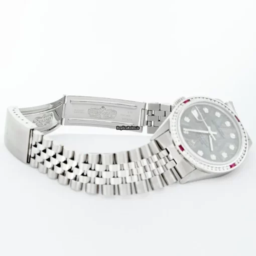 Incredible Fake Rolex Datejust 16030 Caliber 3035 Automatic Movement 36mm Steel Case Mens/unisex Watch - Image 9