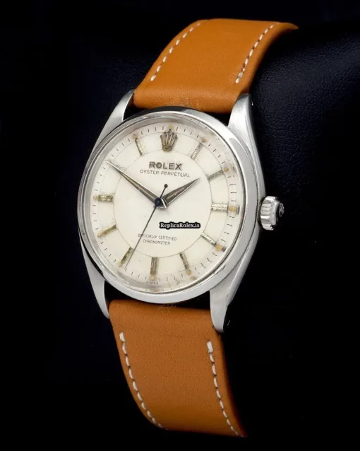 Excellent Fake Rolex Oyster Perpetual 6564 Caliber 1030 Automatic Movement 34mm Steel Case Mens/unisex Watch - Image 2