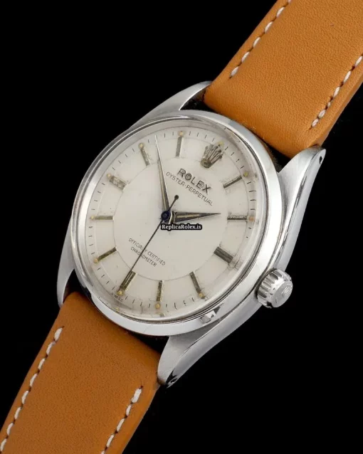 Excellent Fake Rolex Oyster Perpetual 6564 Caliber 1030 Automatic Movement 34mm Steel Case Mens/unisex Watch - Image 3