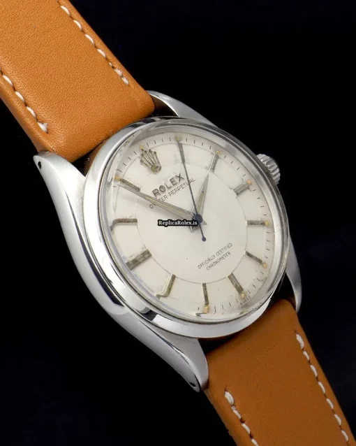 Excellent Fake Rolex Oyster Perpetual 6564 Caliber 1030 Automatic Movement 34mm Steel Case Mens/unisex Watch - Image 4