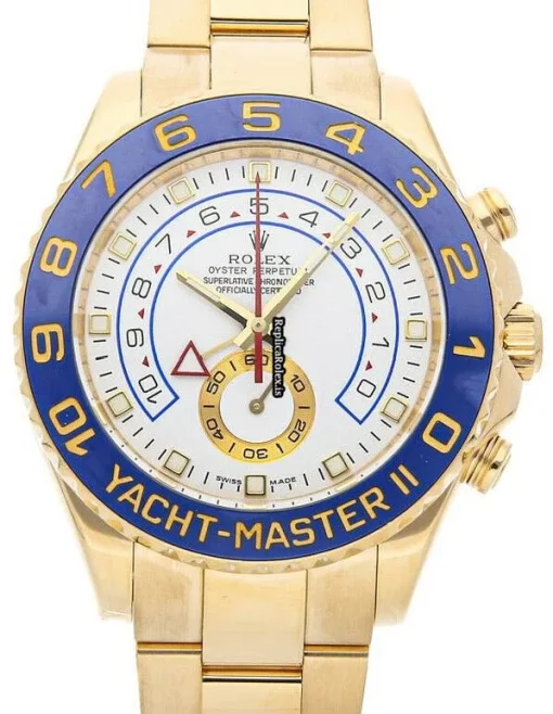 Great Replica Rolex Yacht-master II 116688 Automatic Movement 44mm Yellow Gold Case Mens/unisex Watch