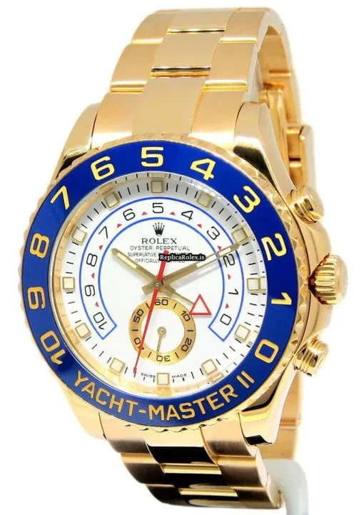Great Replica Rolex Yacht-master II 116688 Automatic Movement 44mm Yellow Gold Case Mens/unisex Watch - Image 2
