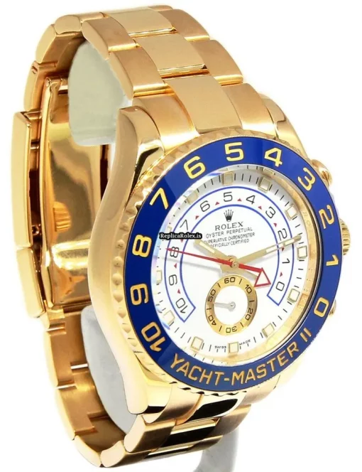 Great Replica Rolex Yacht-master II 116688 Automatic Movement 44mm Yellow Gold Case Mens/unisex Watch - Image 4