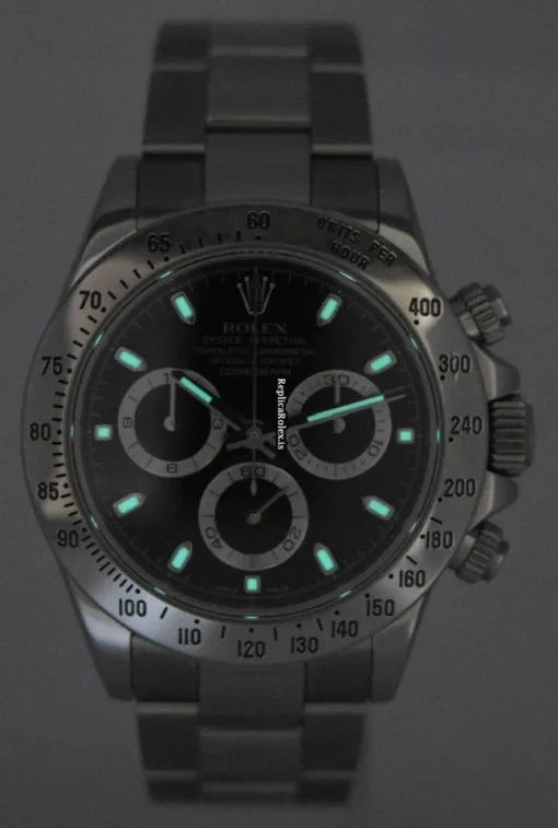 Inexpensive Imitation Rolex Daytona 116520 Automatic Movement 40mm Steel Case Mens/unisex Watch - Image 11