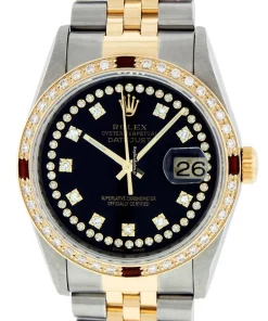 Amazing Fakes Rolex Datejust 16013 Caliber 3035 Automatic Movement 36mm Gold/steel Case Mens/unisex Watch