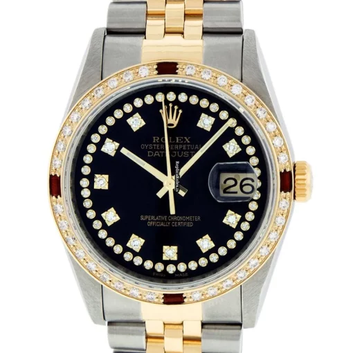 Amazing Fakes Rolex Datejust 16013 Caliber 3035 Automatic Movement 36mm Gold/steel Case Mens/unisex Watch