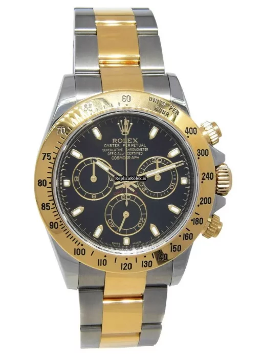 Offering Fake Rolex Daytona 116523 Automatic Movement 40mm Gold/steel Case Mens/unisex Watch - Image 2