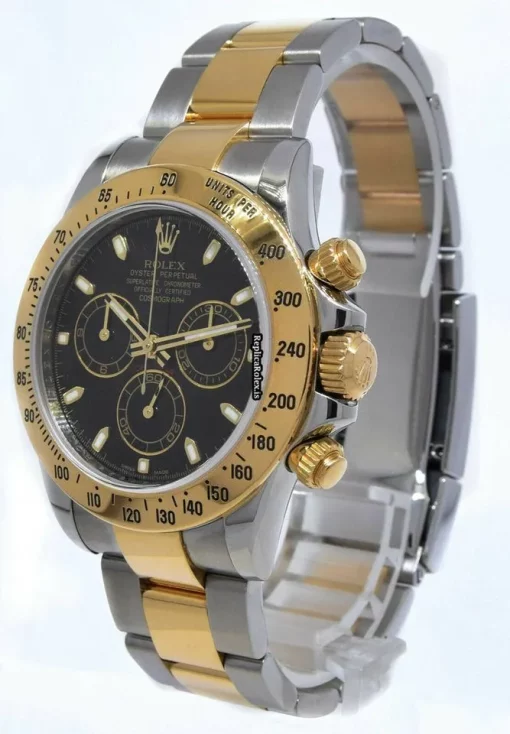 Offering Fake Rolex Daytona 116523 Automatic Movement 40mm Gold/steel Case Mens/unisex Watch - Image 3