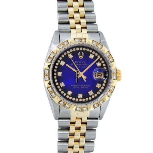 Attractive Clone Rolex Datejust 16013 Caliber 3035 Automatic Movement 36mm Gold/steel Case Mens/unisex Watch - Image 2