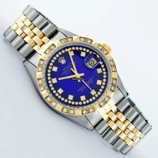 Attractive Clone Rolex Datejust 16013 Caliber 3035 Automatic Movement 36mm Gold/steel Case Mens/unisex Watch - Image 3