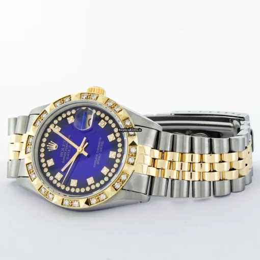 Attractive Clone Rolex Datejust 16013 Caliber 3035 Automatic Movement 36mm Gold/steel Case Mens/unisex Watch - Image 5