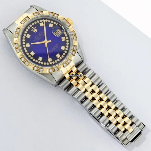 Attractive Clone Rolex Datejust 16013 Caliber 3035 Automatic Movement 36mm Gold/steel Case Mens/unisex Watch - Image 6
