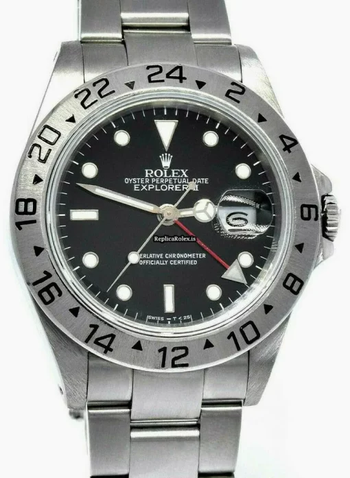 Excellent Fake Rolex Explorer II 16570 Automatic Movement 40mm Steel Case Mens/unisex Watch