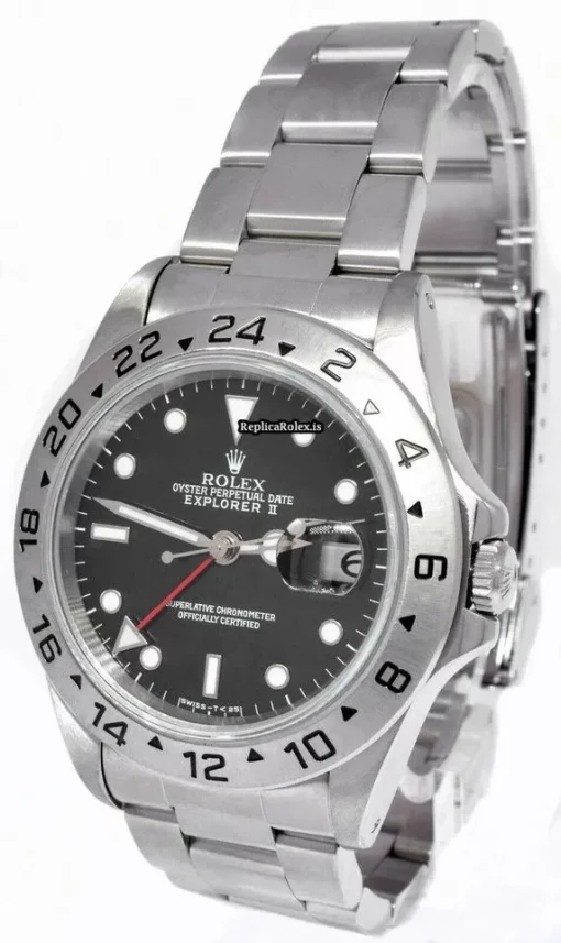 Excellent Fake Rolex Explorer II 16570 Automatic Movement 40mm Steel Case Mens/unisex Watch - Image 3