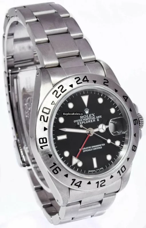 Excellent Fake Rolex Explorer II 16570 Automatic Movement 40mm Steel Case Mens/unisex Watch - Image 5